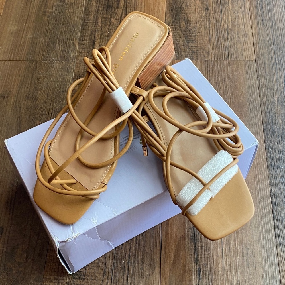Madden Girl tan  Strappy Sandals